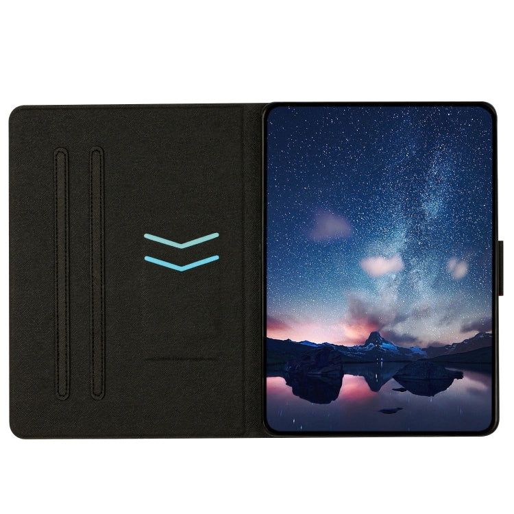 For Samsung Galaxy Tab A7 Lite Solid Color Crocodile Texture Leather Smart Tablet Case(Orange) by bashfashion