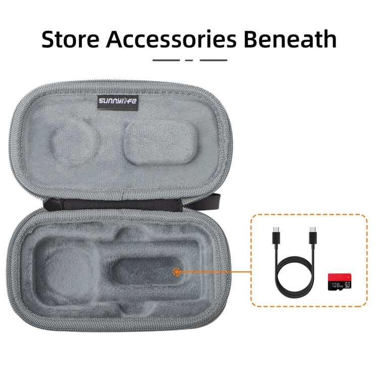 For Insta360 X4 / X5 Sunnylife Carrying Case Handbag, Model:X4-B812 Mini Camera Bag by Sunnylife