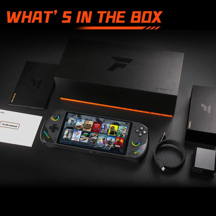 ONE-NETBOOK OneXPlayer F1 Pro 7 inch Handheld Game Console, 32GB+2TB, Windows 11 AMD Ryzen AI 9 HX 370 CPU(US Plug) by ONE-NETBOOK