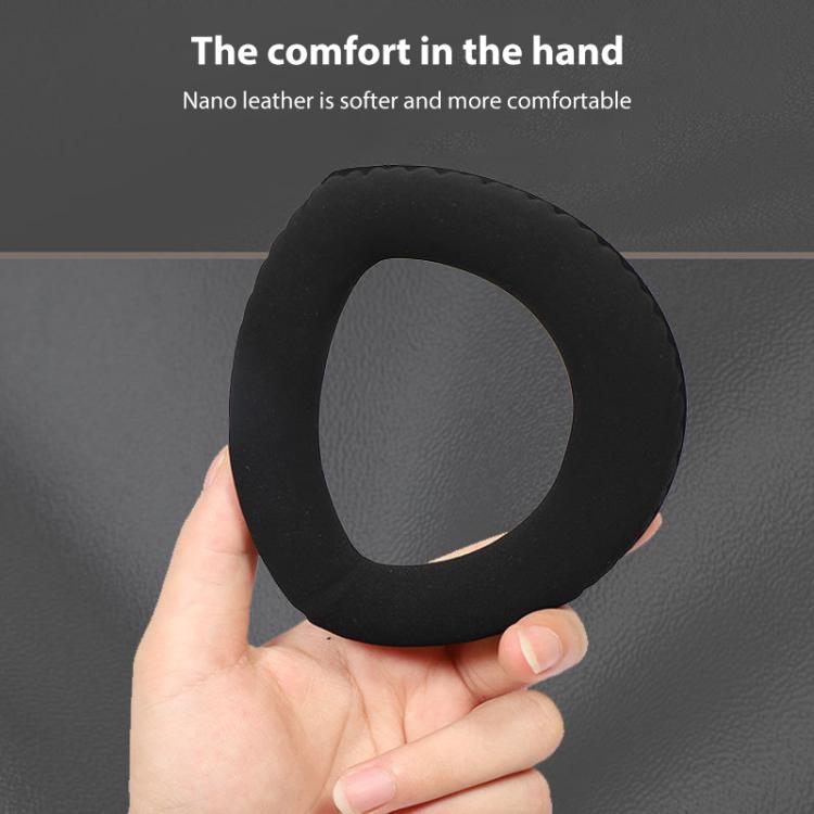 1 Pair Snap-on Replacement Earpads For Sennheiser HD800 / HD800S, Material:Splicing Nano(Black) by bashfashion