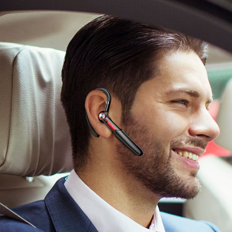 ME-100 TWS Business Rotating Universal True Stereo 5.0 Version Hanging Ear In-Ear Bluetooth Headset(Black) by bashfashion