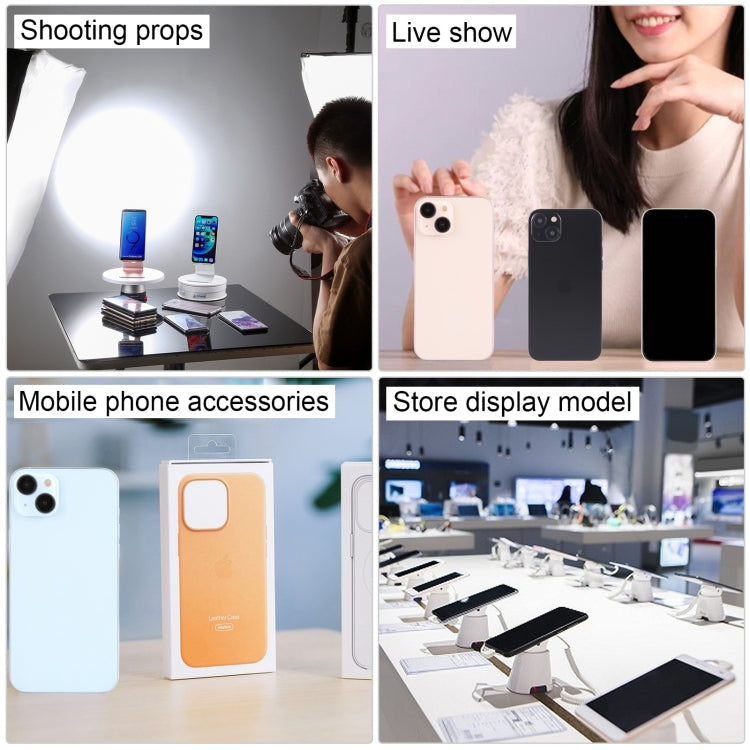 For iPhone 15 Plus Black Screen Non-Working Fake Dummy Display Model (Pink) by bashfashion