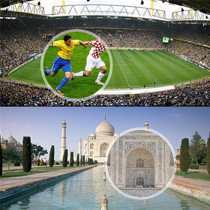 16x52 Portable Professional High Times High Definition Dual Focus Zoom Monocular Telescope by Zoom