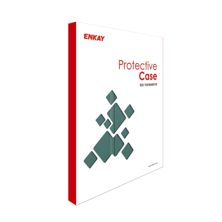 For Samsung Galaxy Tab S9 ENKAY 360 Degree Rotation Leather TPU Smart Case with Wireless Keyboard(Dark Green) by ENKAY