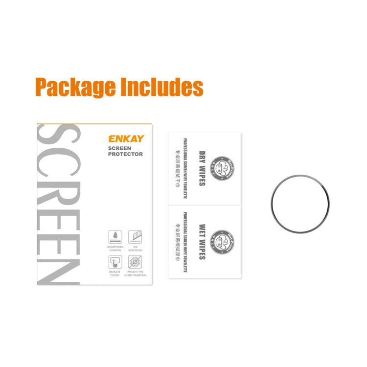 For Samsung Galaxy Watch6 / Watch7 44mm ENKAY 3D Full Coverage Soft PC Edge PMMA HD Screen Film by ENKAY