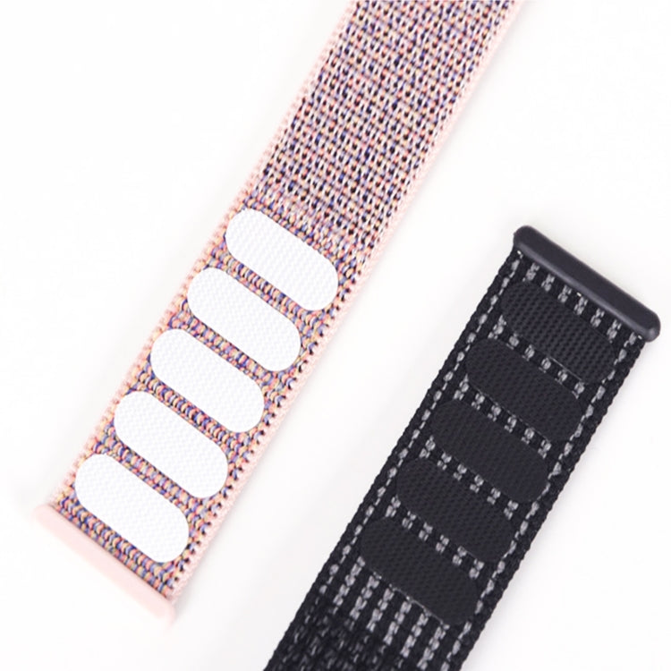 For Rendmi Watch 4 Nylon Loop Hook And Loop Fastener Watch Band(Dark Black) by bashfashion