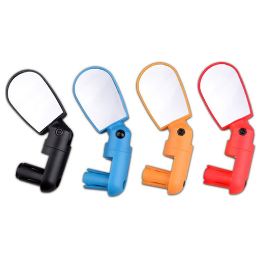 2 Pairs Adjustable Bicycle Flat Rearview Mirror Cycling Accessories(Yellow) by bashfashion