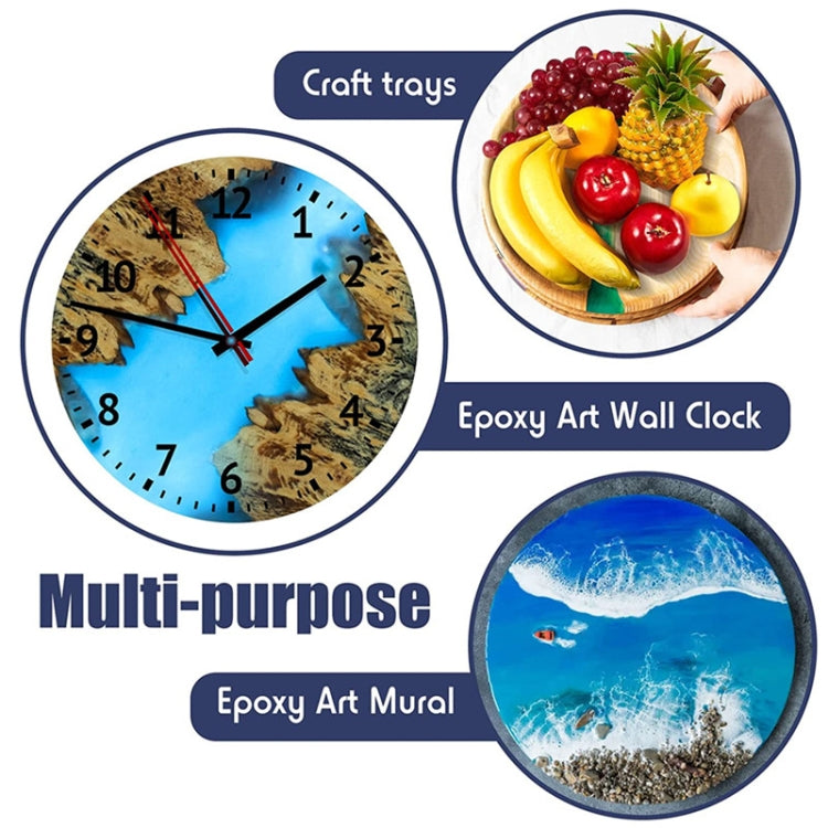 DIY Crystal Drip Rubber Round Table Mold Quicksand Table Silicone Mold 35cm Round Table Mold by bashfashion