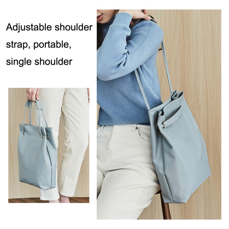 For Apple Macbook Shoulder / Handheld / Messenger Computer Bag, Size: Medium(Lake Blue+Gray Mouse Pad) by bashfashion