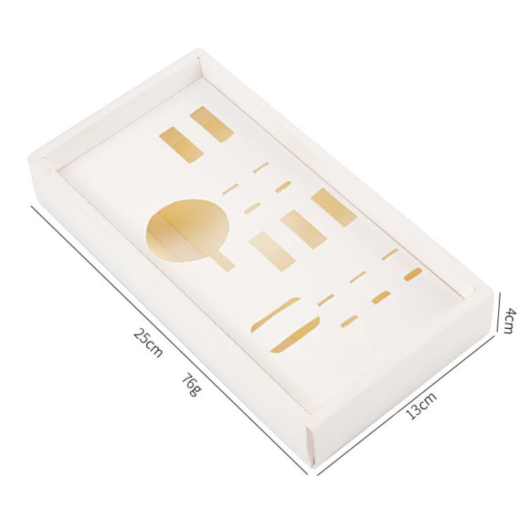 6pcs/set Stainless Steel Cake Knife And Fork Set, Color: Gold With 2-tine Forks by bashfashion