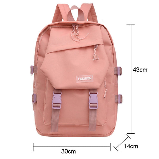 Women Student Schoolbag Harajuku Style Shoulder Backpacks(Pink) by bashfashion