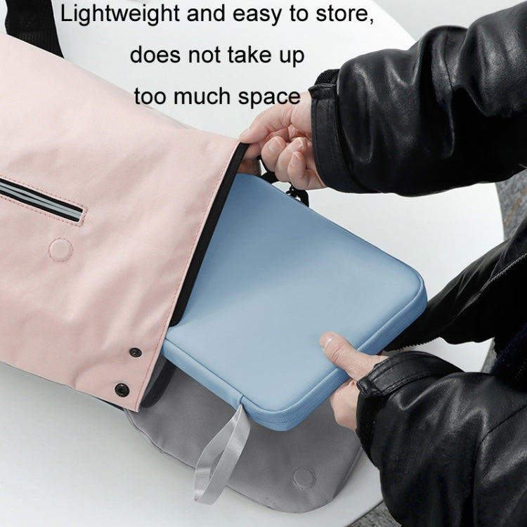 BUBM For IPad PU Leather Tablet PC Case With Carrying Strap, Size: 10.9 inches(Black) by BUBM