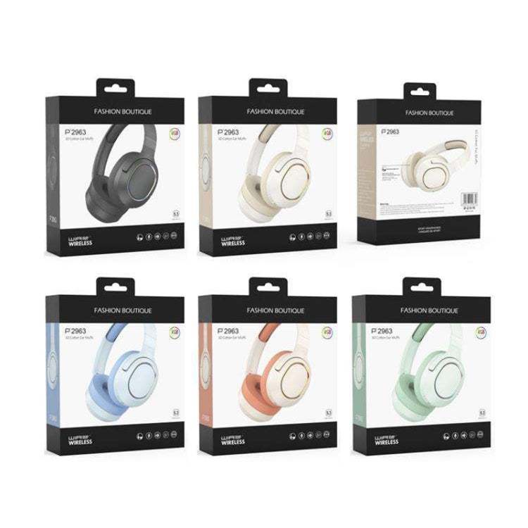 SOYTO P2963 Bluetooth Wireless Headset Noise Reduction Mobile Phone Game Headset(Gray) by SOYTO