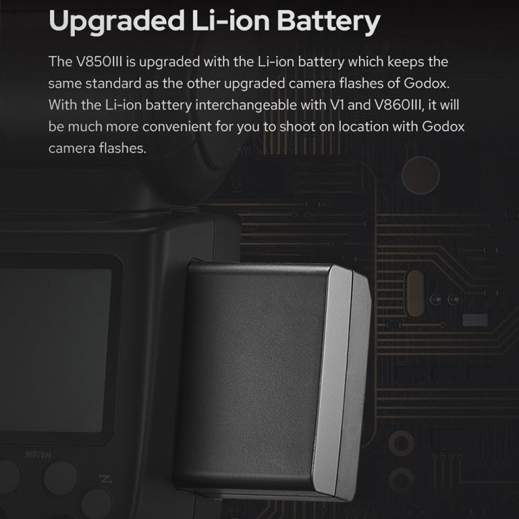 Godox V850III 2.4GHz Wireless Flash Speedlite Camera Light(AU Plug) by Godox