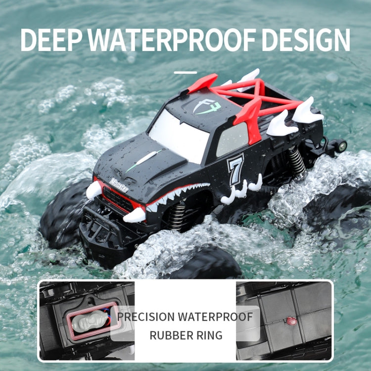 Q127 AB Model Amphibious Remote Control Car, Style:Type A(Blue) by bashfashion