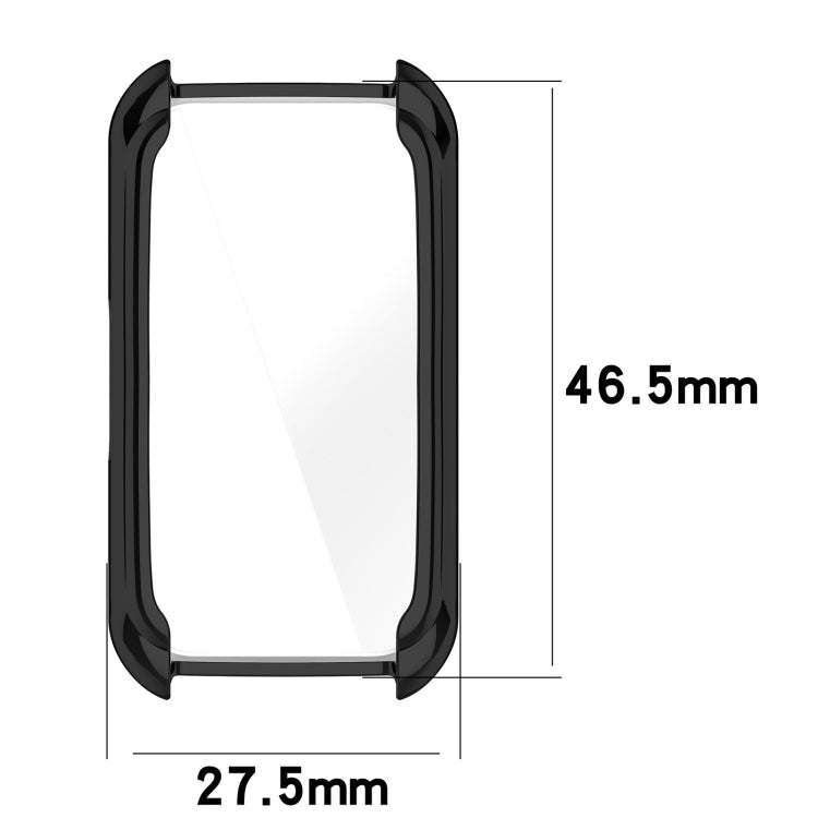 For Keep Band B5 / Band B4 Full Coverage TPU Electroplating Watch Protective Case(Transparent) by bashfashion