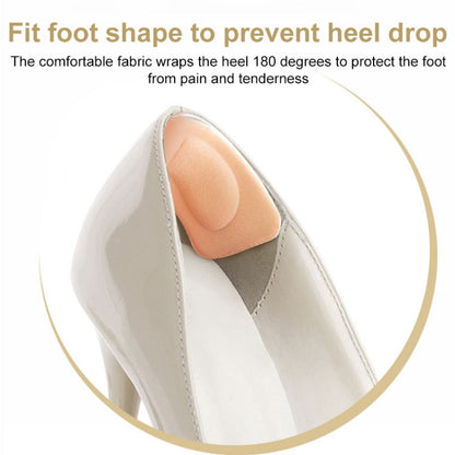 10 Pairs Invisible Anti-wear Butterfly Shape High Heel Stickers Thickened Sponge Heel Stickers, Random Color Delivery, Size:7mm by bashfashion