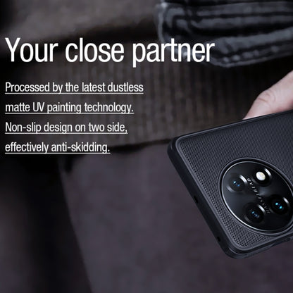 For OnePlus Ace 2 / 11R NILLKIN Frosted Shield Pro Magnetic Magsafe Phone Case(Black) by NILLKIN