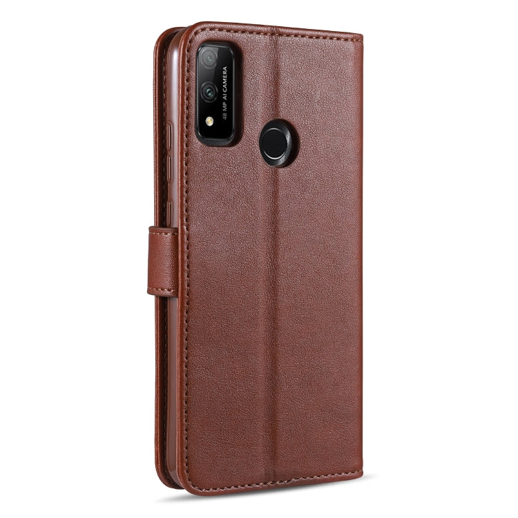 For Huawei P Smart 2020 AZNS Sheepskin Texture Horizontal Flip Leather Case with Holder & Card Slots & Wallet(Brown) by AZNS