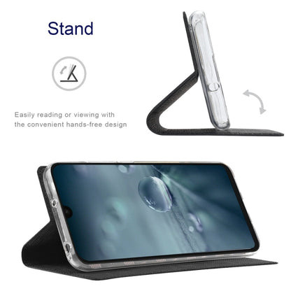 For Sharp Aquos Wish4 ViLi DMX Series TPU + PU Leather Magnetic Phone Case(Black) by ViLi