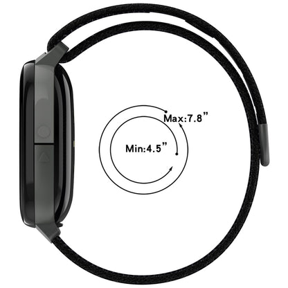 For Fitbit Ace LTE Nylon Loop Watch Band(Cyan Blue) by bashfashion