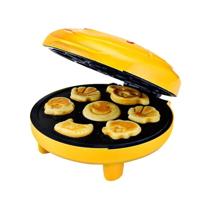 Household Cake Machine Double-sided Heating Baking Machine, Plug Type:EU Plug(Yellow) by bashfashion