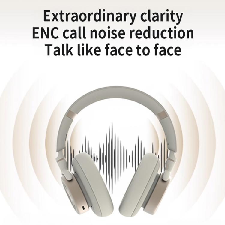 Dmooster D19 Pro ANC and EDC Noise Reduction Bluetooth Headphones(Grey) by D MOOSTER