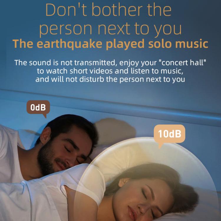 BLD07 Bone Conduction Bluetooth 5.4 Sleep Speaker(Pink) by bashfashion