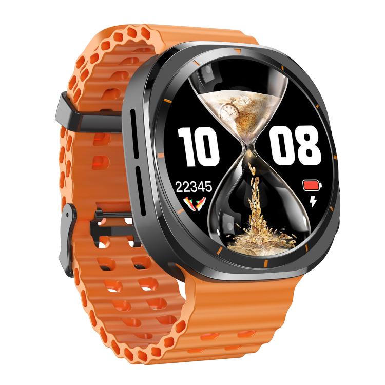 X7 1.51 inch IPS Screen Bluetooth Smart Watch Supports Healthy Monitoring(Orange) by bashfashion
