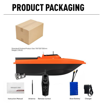 D80 High Power Smart Remote Control Fishing Bait Boat Support Trawling, Plug:EU Plug by bashfashion