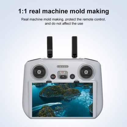 For DJI RC 2 BRDRC Remote Control Shockproof Anti-scratch Silicone Case(Grey) by BRDRC