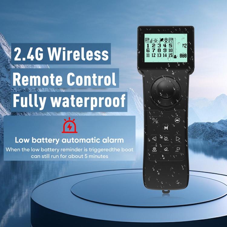 D80B GPS High Power Smart Remote Control Fishing Bait Boat Support Trawling, Plug:EU Plug by bashfashion