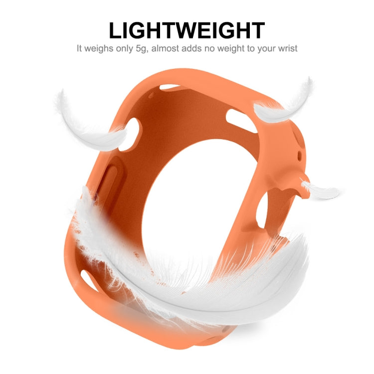 For Apple Watch Ultra 3 / 2 / 1 49mm ENKAY Solid Color Protective Soft TPU Frame Case(Cyan) by ENKAY