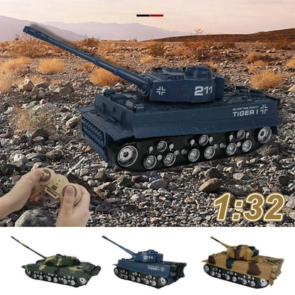 MoFun 369 Remote Control Tank 1:32 Four-way RC Vehicle(Blue) by MoFun