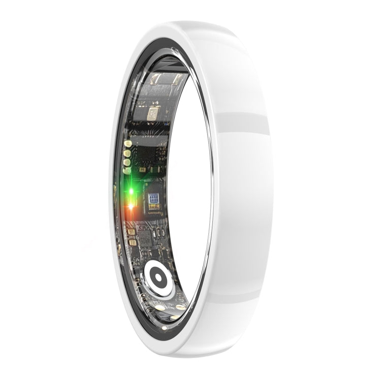 R1000 SIZE 13 Smart Ring, Support Heart Rate / Blood Oxygen / Sleep / Multiple Sports Modes(White) by bashfashion