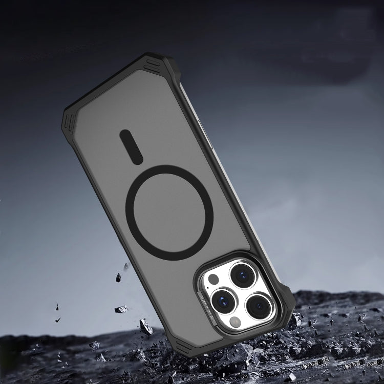 For iPhone 16 Plus Starshield Frameless MagSafe PC Phone Case(Grey) by bashfashion