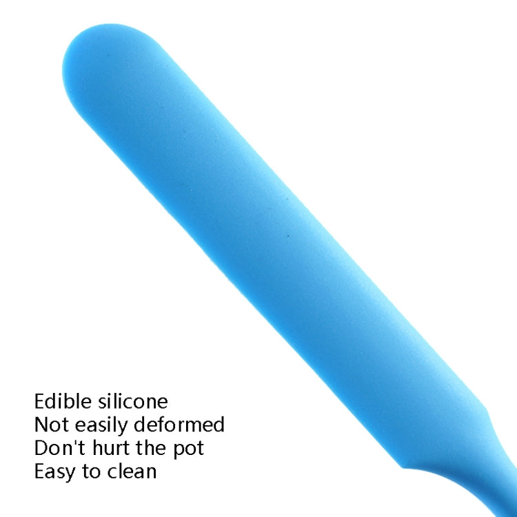 Long Silicone Spatula Butter Cake Cream Scraper Baking Tool(Blue) by bashfashion