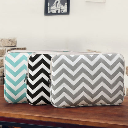 LiSEN LS-525 Wavy Pattern Notebook Liner Bag, Size: 10 inches(Light Green) by LiSEN