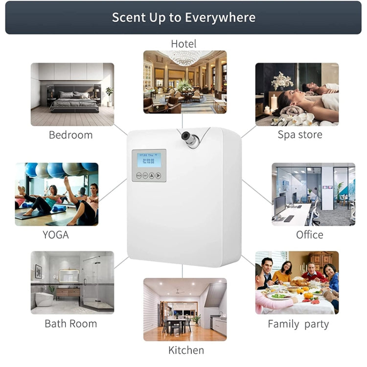 Intelligent Remote Mobile Phone Control Automatic Aromatherapy Machine(EU Plug) by bashfashion