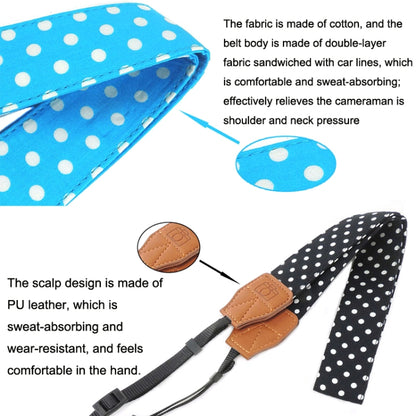 Multi-color Shoulder Neck Strap SLR Retro Camera Shoulder Strap(Blue) by bashfashion