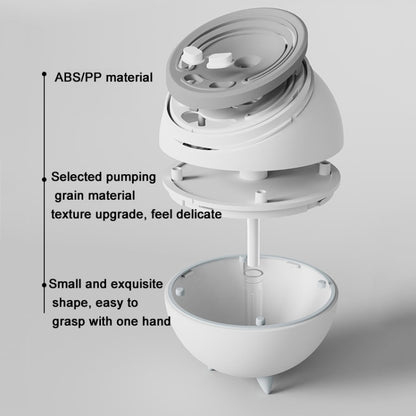 X-H05 250 ml Water Tank Small Humidifier USB Plug-in Sprayers With Night Light(White) by bashfashion