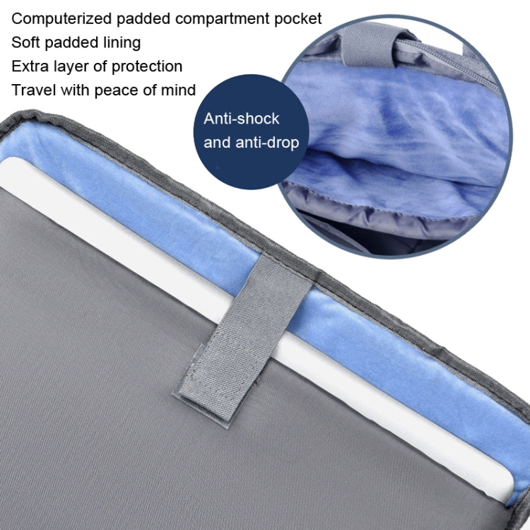 OUMANTU 020 Event Computer Bag Oxford Cloth Laptop Computer Backpack, Size: 14 inch(Light Gray) by OUMANTU