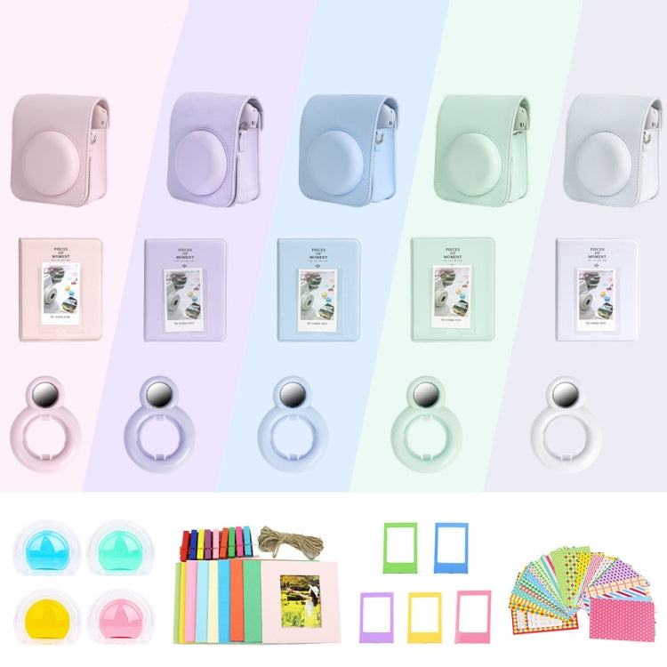 For Polaroid Mini12 7 in 1 Photo Album Sticker Photo Frame Camera Bag, Color: White by bashfashion