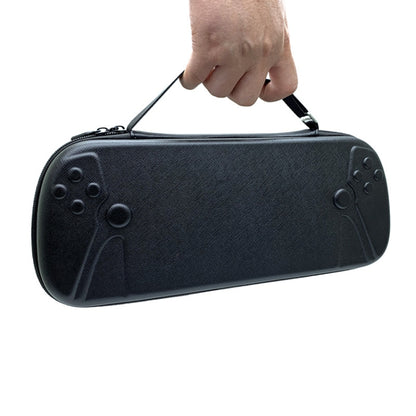 For Sony PlayStation Portal Hard Shell Case Portable Storage Bag, Style: PU Cross Line by bashfashion