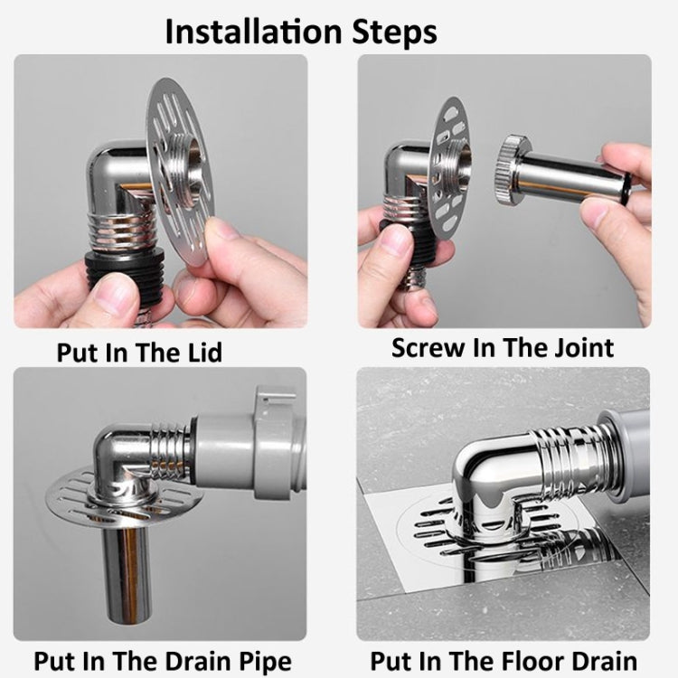 Elbow Type Washing Machine Floor Drain Joint Pipe Connector, Spec: A2 by bashfashion