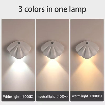 Magnetic Motion Sensor Wall Lamp Rechargeable LED House Number Light PRO Version 1200mAh(White) by bashfashion