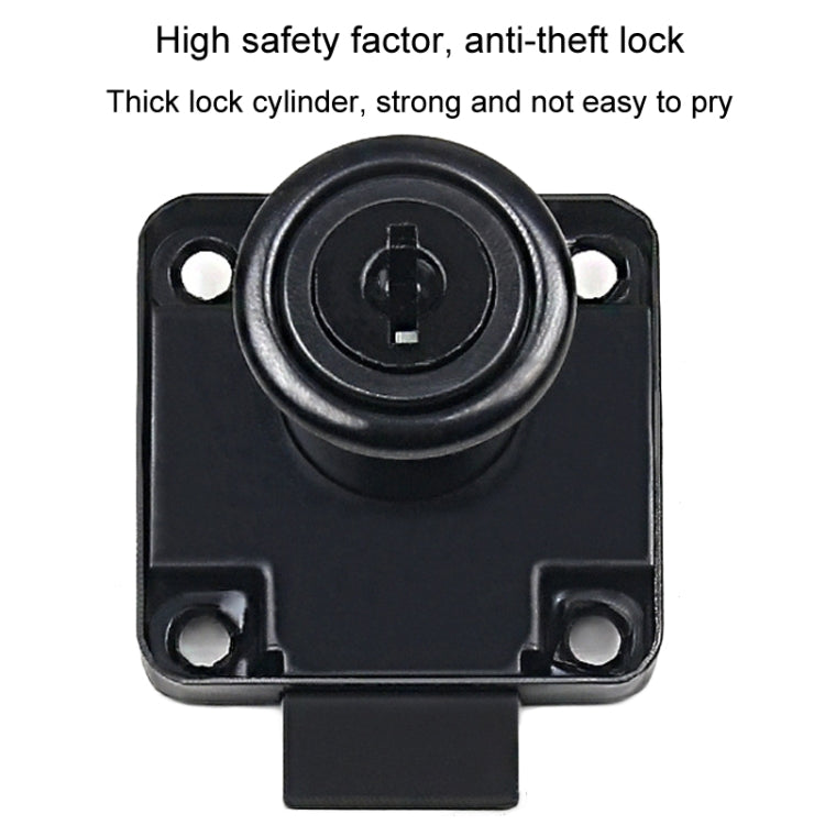 Drawer Lock Furniture Closet Door Office Filing Cabinet Lock, Model: 136-22(Silver Folding Key) by bashfashion