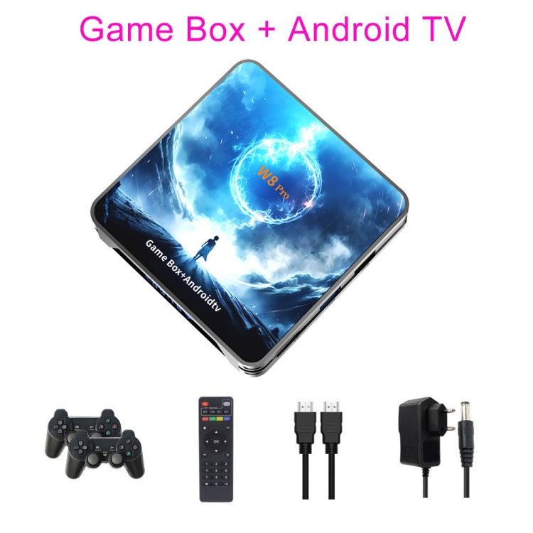 W8PRO 64G Dual System HD Wireless Joystick Retro Gaming Console With 36000+ Games US Plug by bashfashion