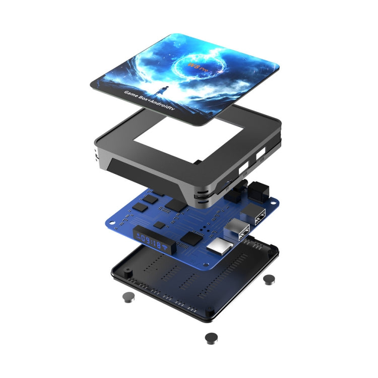 W8PRO 64G Dual System HD Wireless Joystick Retro Gaming Console With 36000+ Games US Plug by bashfashion