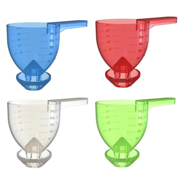 Convenient Measuring Scoop Overflow-proof Funnel Multifunctional Water Bottle Scoop(Red) by bashfashion